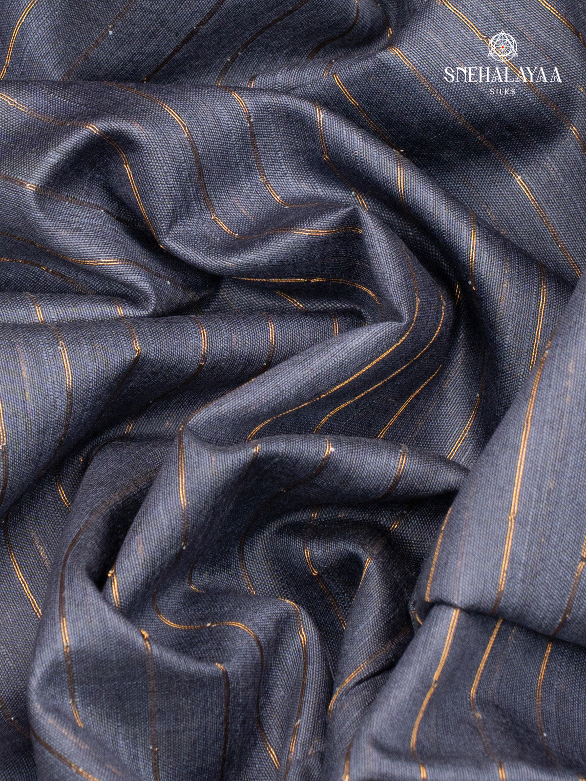 Grey Bamboo Silk Saree